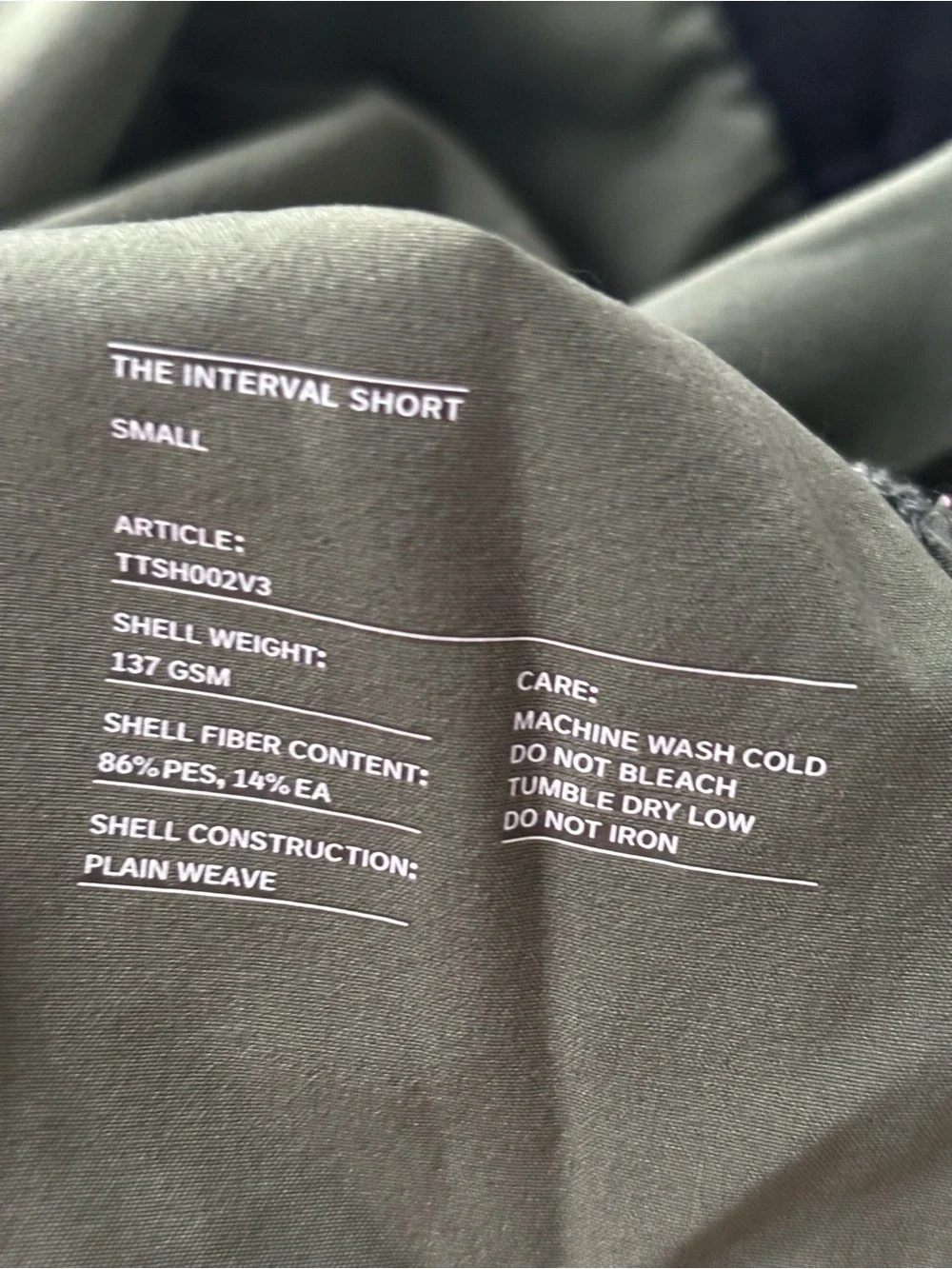 Ten Thousand 7” Interval Athletic Short Men’s Size Small Green Unlined